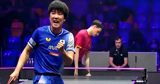 德国队险胜瑞典队，张本智和扛起全队