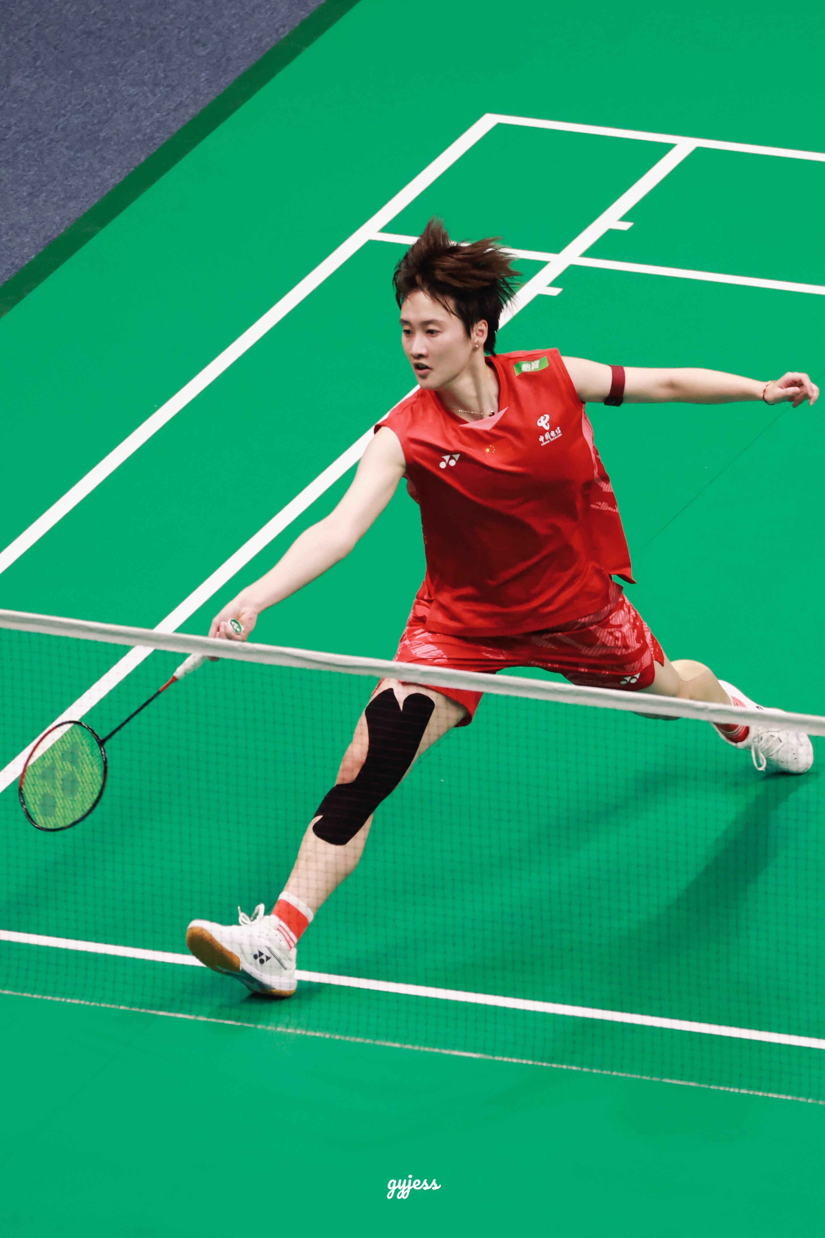 中国羽毛球队爆冷韩国羽毛球队，辛杜高光表现